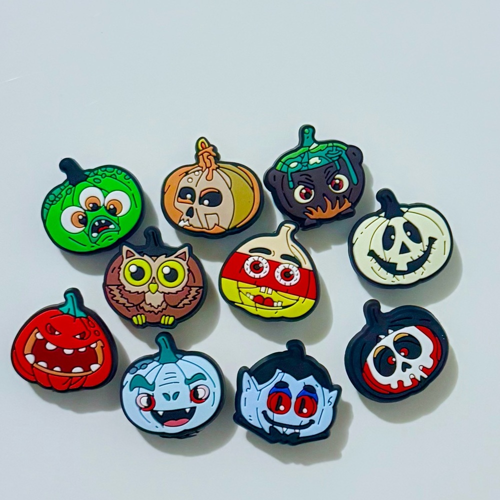 10 Halloween Croc Charms Jibbit Shoe Charm Disney Croc Charms